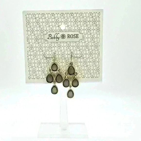 Bobby & Rose Statement Dangle Earrings - Picture 1 of 3